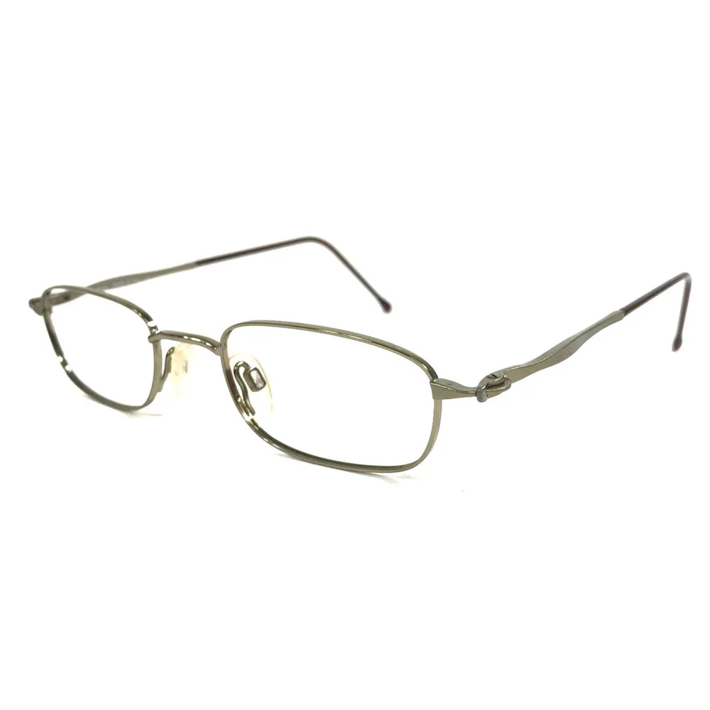 Red Rose Eyeglasses Frames RR474 Col. G30 Gunmetal Rectangle Wire Rim 47-19-140